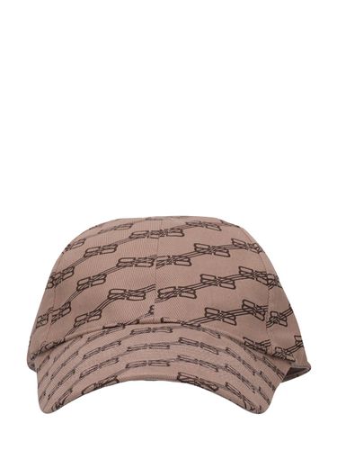 Bb Logo Printed Cotton Cap - BALENCIAGA - Modalova