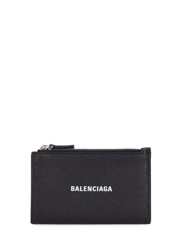 Billetera De Piel Con Logo - BALENCIAGA - Modalova