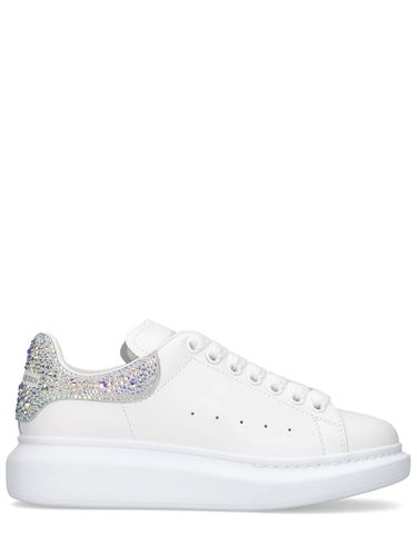 Mm Embellished Leather Sneakers - ALEXANDER MCQUEEN - Modalova