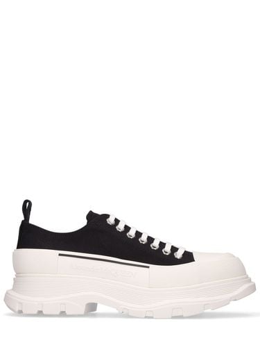 Canvas Lace-up Shoes - ALEXANDER MCQUEEN - Modalova