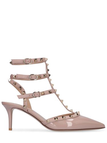 Mm Rockstud Patent Leather Pumps - VALENTINO GARAVANI - Modalova