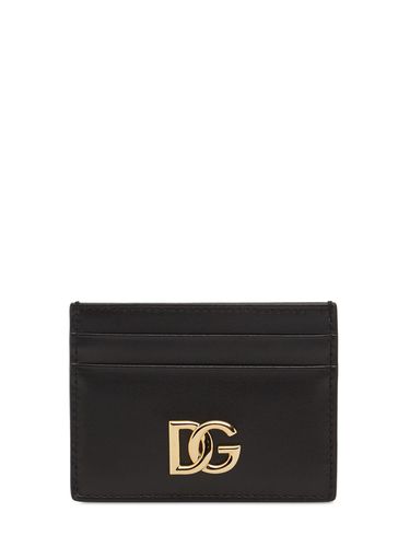 Dg Smooth Leather Card Holder - DOLCE & GABBANA - Modalova