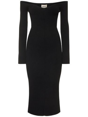 Pia Stretch Viscose Midi Dress - KHAITE - Modalova