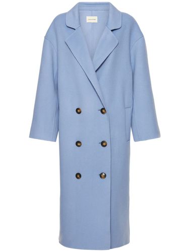 Borneo Double Breast Wool Long Coat - LOULOU STUDIO - Modalova