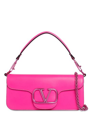 V Logo Leather Shoulder Bag - VALENTINO GARAVANI - Modalova