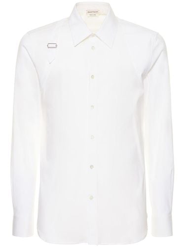 Harness Stretch Cotton Poplin Shirt - ALEXANDER MCQUEEN - Modalova