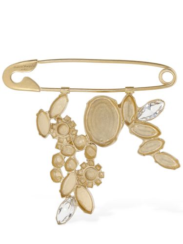 Reversible Drop Flowers Brooch - MAISON MARGIELA - Modalova