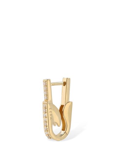 Kt & Diamond Pin Small Mono Earring - EÉRA - Modalova