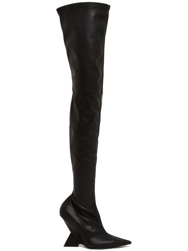 Mm Cheope Faux Leather Thigh Boots - THE ATTICO - Modalova