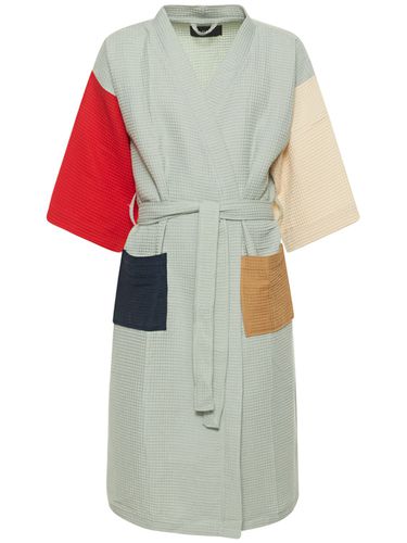 Waffle Cotton Blend Bathrobe - HAY - Modalova