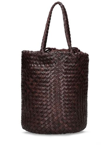 Hand Braided Leather Straps Basket Bag - DRAGON DIFFUSION - Modalova