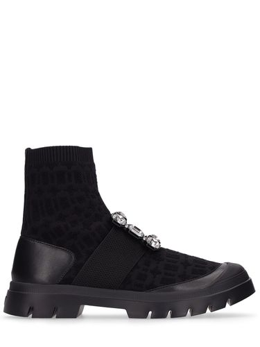 Mm Walkyviv Knit Sock Ankle Boots - ROGER VIVIER - Modalova