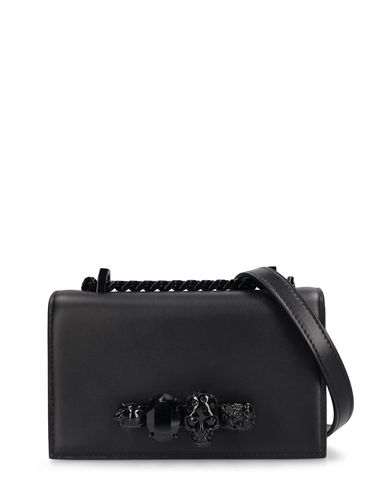 Bolso Mini Jewelled Satchel De Piel - ALEXANDER MCQUEEN - Modalova