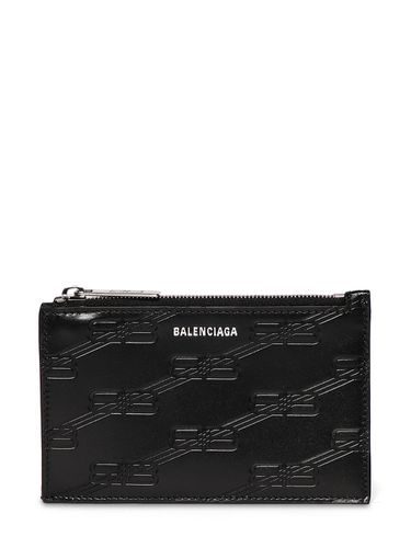 Bb Monogram Embossed Card Holder - BALENCIAGA - Modalova