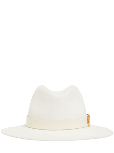 V Logo Signature Fedora Hat - VALENTINO GARAVANI - Modalova