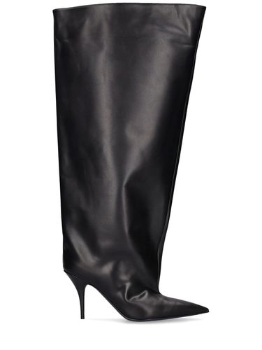 Mm Waders Leather Boots - BALENCIAGA - Modalova