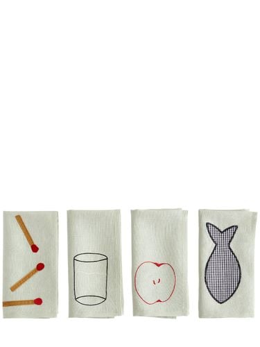 Set Of 4 Sobremesa Napkins - HAY - Modalova