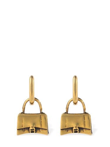 Bag Brass Earrings - BALENCIAGA - Modalova