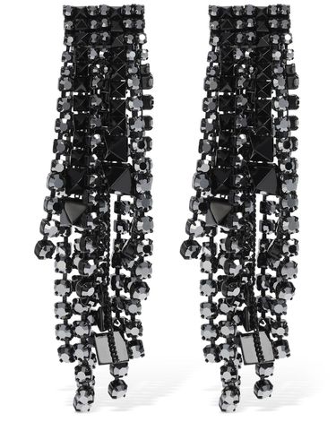 Brightrain Crystal Pendant Earrings - VALENTINO GARAVANI - Modalova