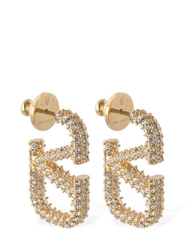 Cm V Logo Signature Earrings - VALENTINO GARAVANI - Modalova