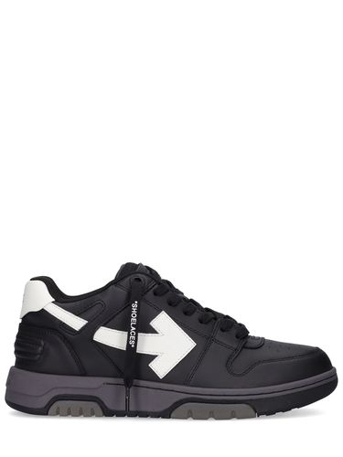 Mm Out Of Office Leather Sneakers - OFF-WHITE - Modalova