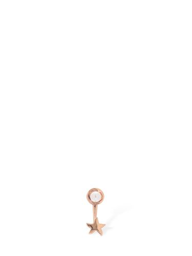 Kt Rose Gold Stellina Mono Earring - DODO - Modalova