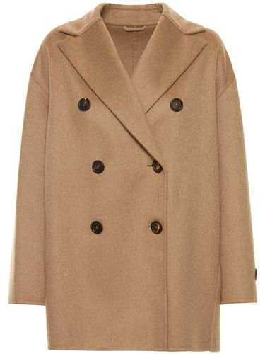 Short Cashmere Double Breasted Coat - BRUNELLO CUCINELLI - Modalova