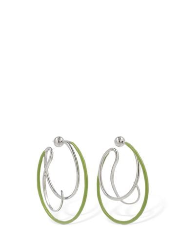 Double Kilter Hoop Earrings - PANCONESI - Modalova