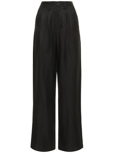 Carrie Wide Linen Blend Pants - ANINE BING - Modalova