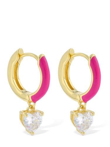 Neon Nights Hoop Earrings - CELESTE STARRE - Modalova