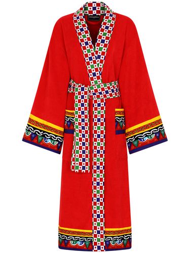 Carretto Bathrobe - DOLCE & GABBANA - Modalova