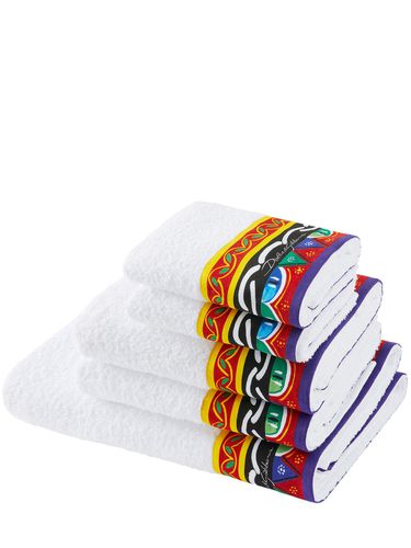 Set Of 5 Carretto Towels - DOLCE & GABBANA - Modalova