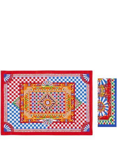 Carretto Placemat & Napkin Set - DOLCE & GABBANA - Modalova