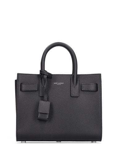 Nano Sac De Jour Leather Top Handle Bag - SAINT LAURENT - Modalova