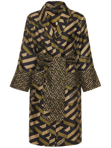 Monogram Robe - VERSACE - Modalova