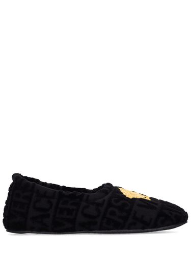 Slipper Medusa In Cotone - VERSACE - Modalova