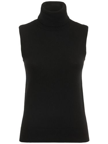 Sleeveless Cashmere Knit Turtleneck Top - MICHAEL KORS COLLECTION - Modalova