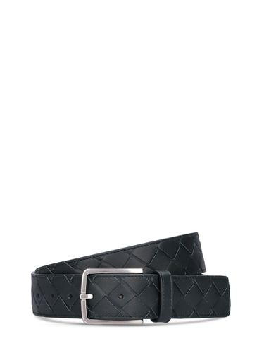 Intreccio Leather Belt - BOTTEGA VENETA - Modalova