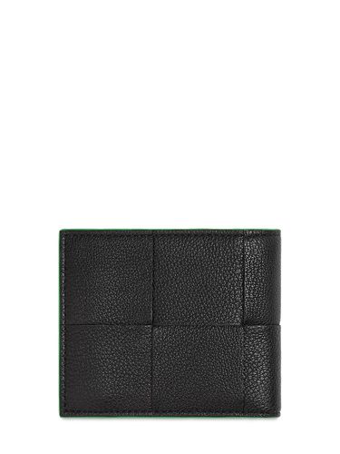 Cassette Leather Bi-fold Wallet - BOTTEGA VENETA - Modalova