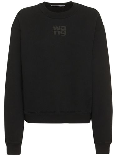 Sudadera Essential De Jersey De Algodón Con Logo - ALEXANDER WANG - Modalova