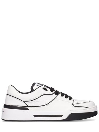 New Roma Leather Sneakers - DOLCE & GABBANA - Modalova