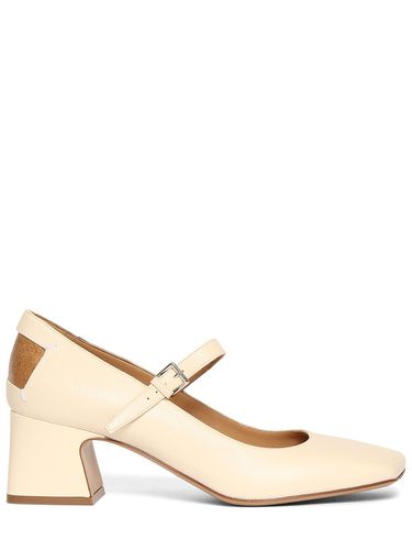 Mm Leather Mary Jane Pumps - MAISON MARGIELA - Modalova