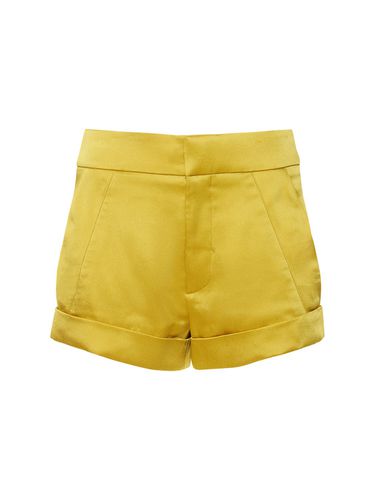 Fluid Double Face Satin Cuffed Shorts - TOM FORD - Modalova