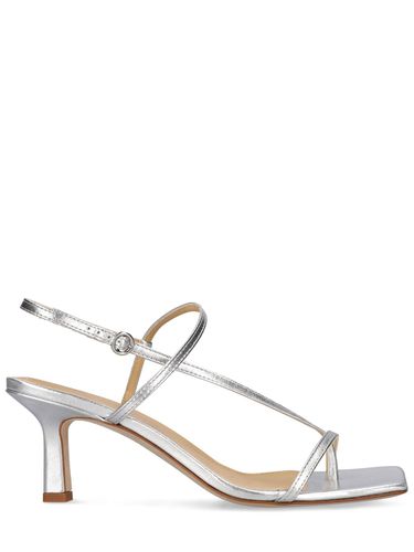 Mm Elise Laminated Leather Sandals - AEYDE - Modalova