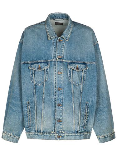 Oversize Denim Jacket - BALENCIAGA - Modalova