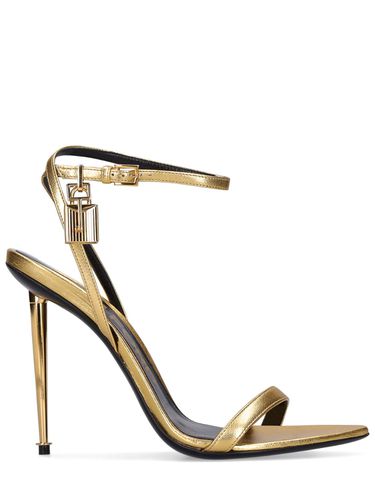 Mm Padlock Metallic Leather Sandals - TOM FORD - Modalova