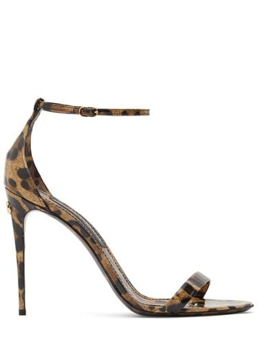 Mm Keira Patent Leather Sandals - DOLCE & GABBANA - Modalova