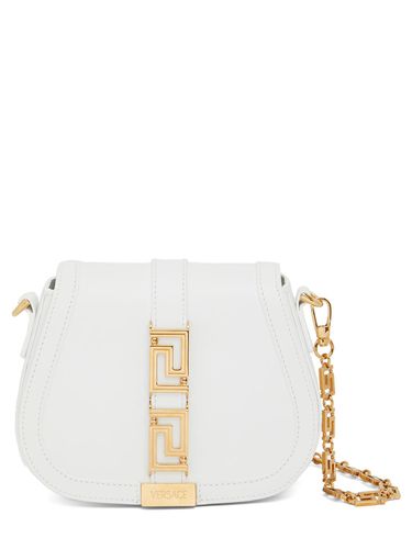 Mini Greca Goddess Leather Shoulder Bag - VERSACE - Modalova