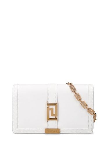 Greca Goddess Leather Chain Wallet - VERSACE - Modalova