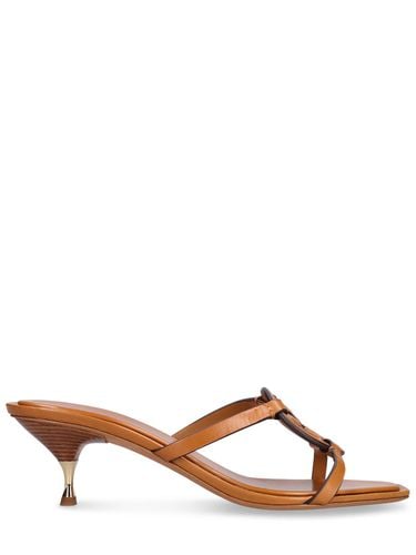 Mm Geo Leather Mules - TORY BURCH - Modalova